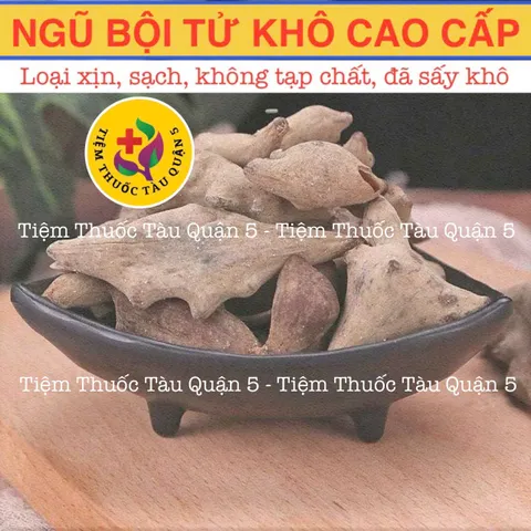 Ngũ Bội Tử Cao Cấp Khô 100g - Thực Phẩm Khô Tự Nhiên Chữa Đau Bụng, Giảm Sưng, Tẩy Độc, Không Tạp Chất