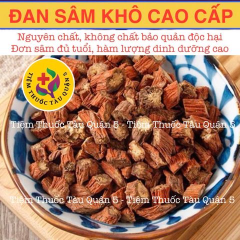 Đan Sâm Khô Cao Cấp Thái Phiên 100g - Giảm Đau Bụng Kinh, Hỗ Trợ Suy Nhược, Giảm Đau Xương Khớp - Thực Phẩm Khô Bổ Sung Sức Khỏe