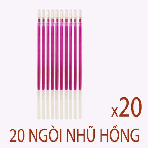 Ngòi Mực Nhũ Hồng 0.7mm Chuyên Dụng Chép Chữ Hán - Mực Đều, Lấp Lánh, Sử Dụng Thời Trang Và Độc Đáo
