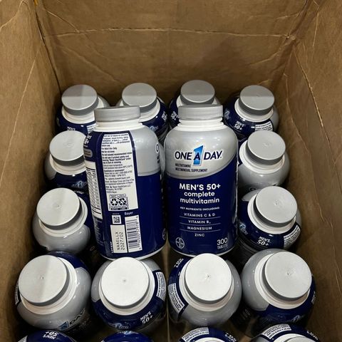 One A Day 50+ Vitamin Cho Nam Nữ - Bổ Sung Sức Khỏe, Tăng Cường Trí Nhớ, Hỗ Trợ Xương Khớp - Mỹ, 300 Viên