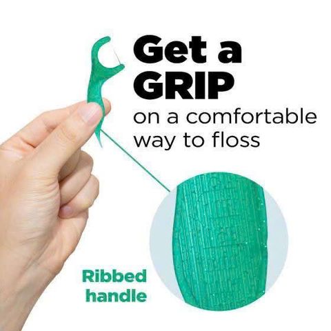 Tăm Chỉ Nha Khoa GUM Clean Flosser Picks Bạc Hà 450 Cây - Giúp Răng Sạch Sâu, Nướu Khỏe, Hương Tươi Mát, Thân Thiện Môi Trường