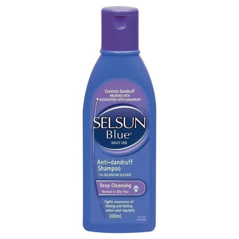 Dầu gội Selsun Blue Chống Gàu Sâu 200mL - Sản phẩm Chăm Sóc Tóc Nội Địa Úc - Giải Quyết Vấn Đề Gàu Hiệu Quả