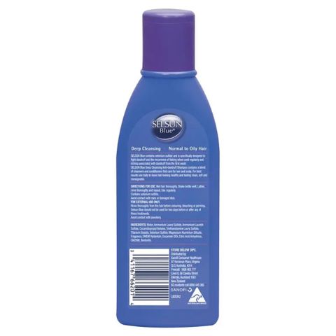 Dầu gội Selsun Blue Chống Gàu Sâu 200mL - Sản phẩm Chăm Sóc Tóc Nội Địa Úc - Giải Quyết Vấn Đề Gàu Hiệu Quả