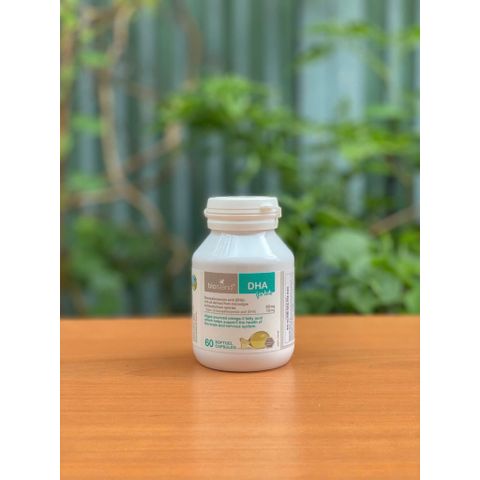 Viên nang DHA cho bé Bio Island 60 Cápsules - Vitamin cần thiết cho sự phát triển trí não, hàng chính hãng Úc