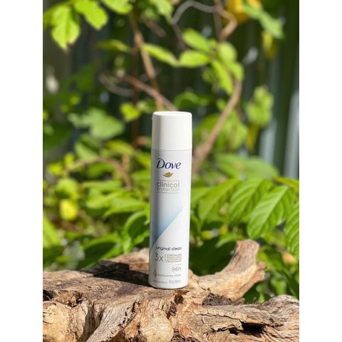 Xịt Khử Mùi Dove Clinical Protection Original Clear 96h - Hàng Nội Địa Úc Chính Hãng, Bảo Vệ Cực Hiệu Quả