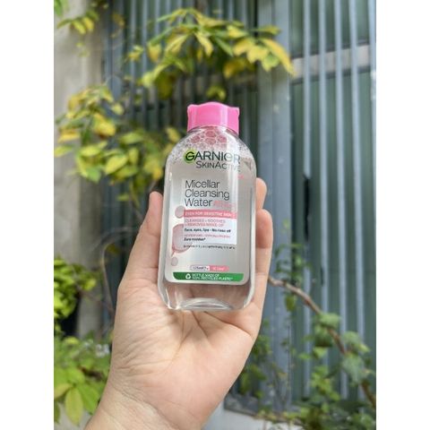 Nước Tẩy Trang Garnier Micellar Cleansing Water 125ml - Dầu Argan, Làm Sạch Sâu, Dịu Nhẹ Da, Chống Trôi Makeup