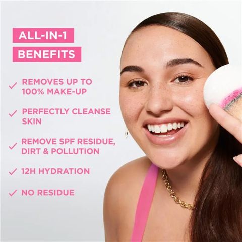 Nước Tẩy Trang Garnier Micellar Cleansing Water 125ml - Dầu Argan, Làm Sạch Sâu, Dịu Nhẹ Da, Chống Trôi Makeup