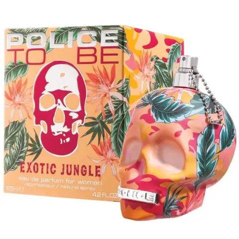 Nước Hoa Police To Be Exotic Jungle 125ml - Hương Hoa Cỏ Phương Đông Tươi Mát, Phong Cách Độc Đáo Từ Ý