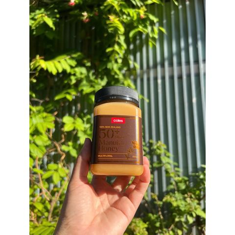 Mật ong Manuka MGO 50+ Coles 500g - Hàng chính hãng Úc, Chất lượng cao, Sản phẩm thiên nhiên bổ dưỡng