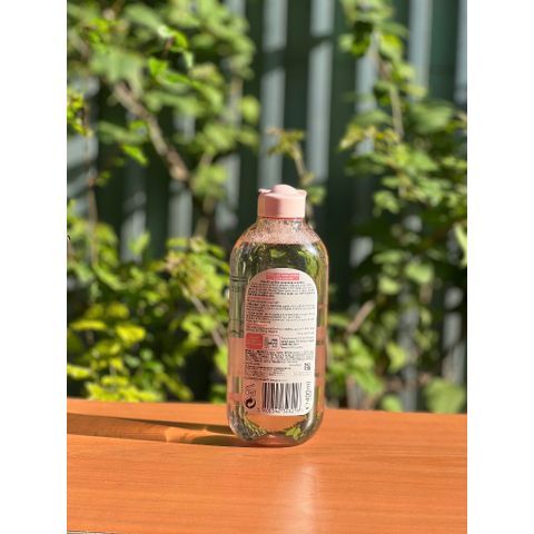 Tẩy Trang Garnier Micellar Rose Water 400ml - Làm Sạch Da Nhạy Cảm, Dưỡng Ẩm, Giúp Làn Da Tươi Sáng, Chống Ô Nhiễm