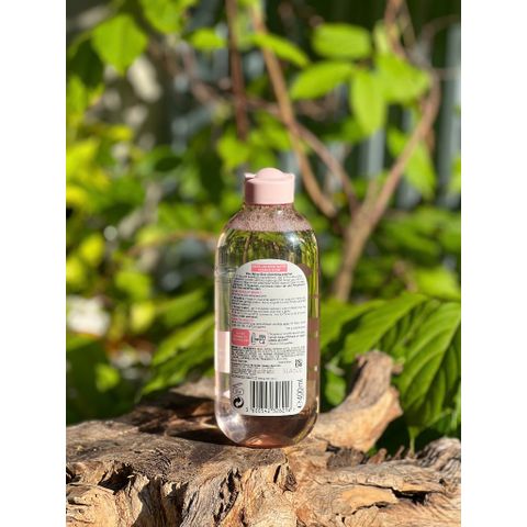 Tẩy Trang Garnier Micellar Rose Water 400ml - Làm Sạch Da Nhạy Cảm, Dưỡng Ẩm, Giúp Làn Da Tươi Sáng, Chống Ô Nhiễm