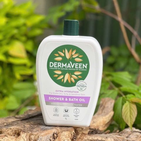 Sữa tắm DermaVeen Extra Hydration 1L - Dưỡng ẩm cho Da Khô, Nhạy Cảm, Không Paraben, Ngứa, Dịu Kích Ứng, Được Kiểm Nghiệm Da Liễu