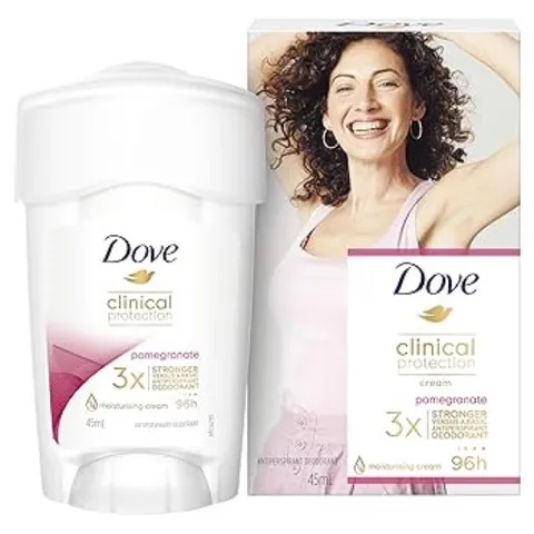 Lăn Khử Mùi Dove Lựu Pomegranate 96h 45ml - Dưỡng Ẩm, Ngăn Mùi Hiệu Quả, An Toàn Cho Da Nhạy Cảm
