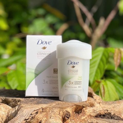Lăn Khử Mùi Dove Women Clinic Cream Fresh Touch 45ml - Hiệu Quả Đến 96h, Dưỡng Ẩm Và Giảm Mồ Hôi, Phù Hợp Với Da Nhạy Cảm