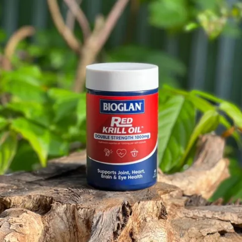 Dầu Nhuyễn Thể Bioglan Red Krill Oil 1000mg - Hỗ Trợ Tim Mạch, Não, Khớp - 60 Viên - Tăng Cường Sức Khỏe Toàn Diện