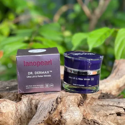 Kem giảm nếp nhăn nâng cơ da sáng Dr.Dermax Lanopearl 50ml - Chống lão hóa, tái tạo da, cấp ẩm, làm căng mịn da