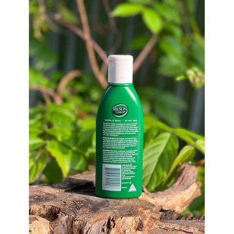 Dầu gội Selsun Úc 200ml xanh lá - Giải pháp kiểm soát gàu, giữ ẩm và nuôi dưỡng tóc, tinh dầu bạc hà & Vitamin B5