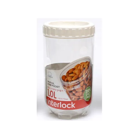 Hộp Đựng Thực Phẩm Interlock LocknLock 1L INL302 - Giải Pháp Bảo Quản Đồ Khô Hoàn Hảo, Chất Liệu PET An Toàn