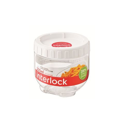 Hộp Đựng Thực Phẩm LocknLock Interlock 500ml INL301 - Nhựa PET Chịu Nhiệt, Thiết Kế Thông Minh, An Toàn Cho Sức Khỏe