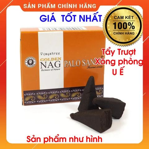 Nụ Trầm Hương Nag Palo Santo Ấn Độ - Hương Thơm Tự Nhiên Thanh Tẩy Không Gian, Giảm Căng Thẳng - Hộp 10 Nụ Gỗ Trắc Xanh