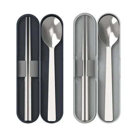 Bộ Muỗng Đũa LocknLock Thép Không Gỉ Cao Cấp Kèm Hộp Đựng - Thiết Kế Sang Trọng, Phù Hợp Văn Phòng, Dã Ngoại
