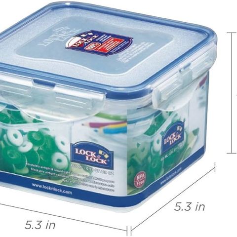 Hộp Nhựa Đựng Thực Phẩm LocknLock Classic 860ml - Nắp Khóa 4 Cạnh, Ron Silicone An Toàn, Chịu Nhiệt, Bảo Quản Thực Phẩm Tươi Nguyên