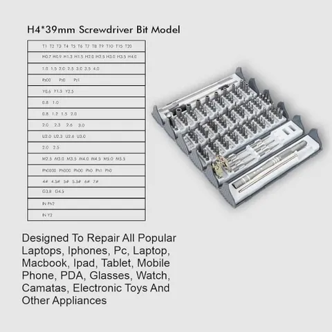 Bộ Tua Vít Đa Năng 128in1 Chuyên Nghiệp - Công Cụ Sửa Chữa Điện Tử và Gia Dụng, Gọn Gàng và Tiết Kiệm