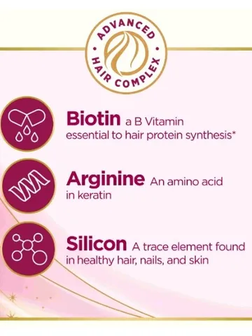 Viên Uống Biotin Hỗ Trợ Tóc Dày Mượt - Nature's Bounty 90 Viên Giúp Tăng Trưởng Tóc Khỏe Mạnh, Không Chứa Gelatin, Dành Cho Người Ăn Chay