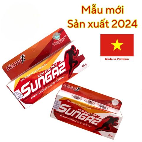 Kem Xoa Bóp SUNGAZ Mẫu Mới - Giảm Đau Nhức Cơ Thể, Thư Giãn Cơ Bắp, Dầu Xoa Bóp Chất Lượng Cao Từ Đông Nam Dược