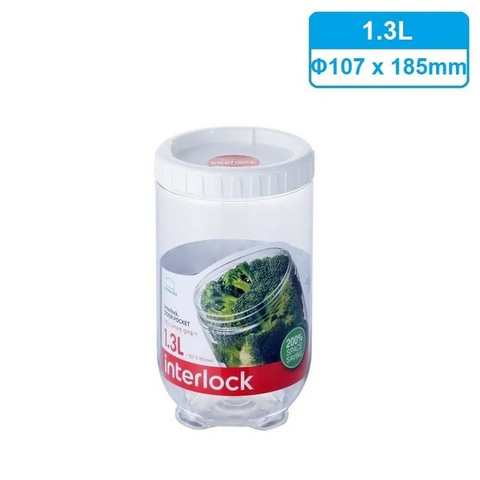 Hộp Bảo Quản Interlock LocknLock 1.3L - Hộp Đựng Đồ Khô, Gia Vị An Toàn, Tiện Dụng Cho Bếp