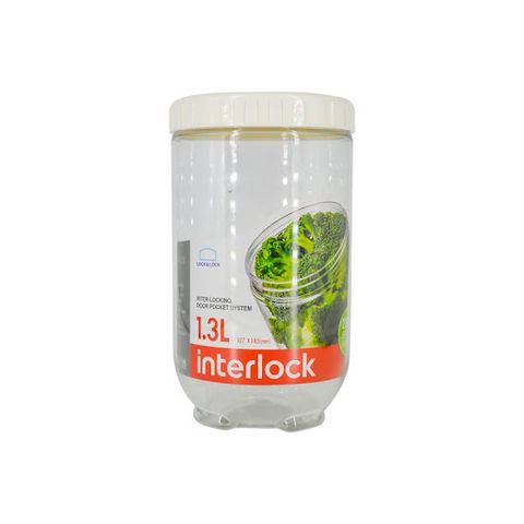 Hộp Bảo Quản Interlock LocknLock 1.3L - Hộp Đựng Đồ Khô, Gia Vị An Toàn, Tiện Dụng Cho Bếp