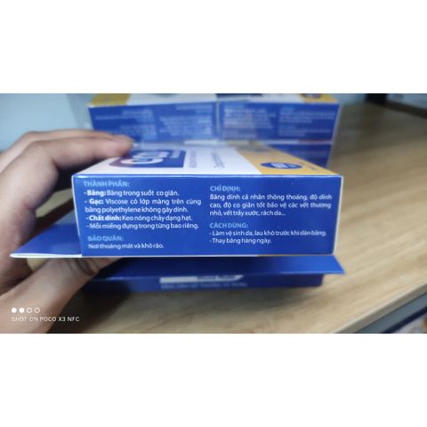 Băng Cá Nhân Trong Suốt Eco 100 Miếng - Bảo Vệ Vết Thương Trầy Xước, Dễ Dàng Sử Dụng, Thiết Kế Thẩm Mỹ, Chống Nước