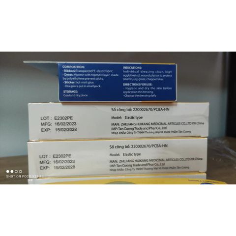 Băng Cá Nhân Trong Suốt Eco 100 Miếng - Bảo Vệ Vết Thương Trầy Xước, Dễ Dàng Sử Dụng, Thiết Kế Thẩm Mỹ, Chống Nước