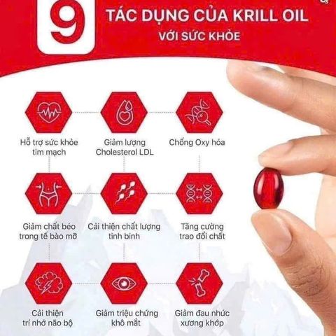 Dầu nhuyễn thể Kirkland Krill Oil 500mg - Omega 3 Giúp Bảo Vệ Tim Mạch và Tăng Cường Sức Khỏe 180 Viên Mỹ