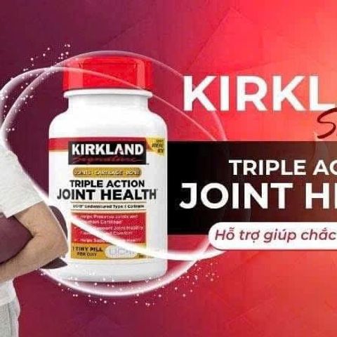 Viên Bổ Xương Khớp Kirkland Triple Action Joint Health 110v - Hỗ Trợ Sụn Khớp, Tăng Cường Độ Linh Hoạt Và Giảm Đau Khớp