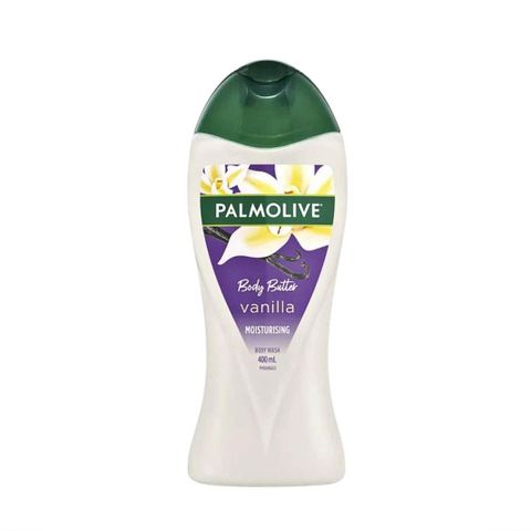 Sữa Tắm Palmolive Body Butter Vanila Dưỡng Ẩm - 400ml - Hương Vani Ngọt Ngào Thư Giãn Khi Tắm