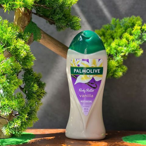 Sữa Tắm Palmolive Body Butter Vanila Dưỡng Ẩm - 400ml - Hương Vani Ngọt Ngào Thư Giãn Khi Tắm