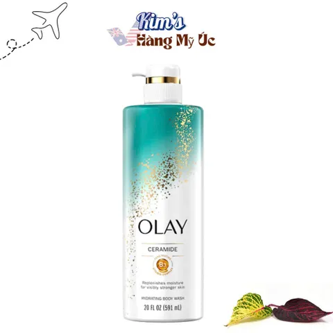 Sữa tắm Olay Cleansing & Strengthening 591ml - Giúp Da Mềm Mại, Khỏe Mạnh với Ceramide & Vitamin B3 cho Nam Nữ