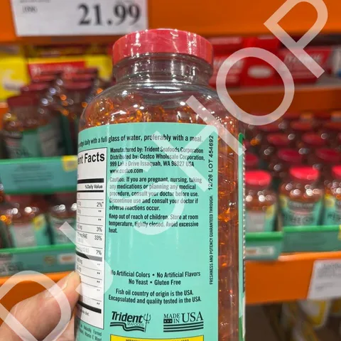 Viên Uống Dầu Cá Kirkland Wild Alaskan Fish Oil 1400mg - Hỗ Trợ Tim Mạch, Cải Thiện Não Bộ, 230 Viên Xuất Xứ Mỹ