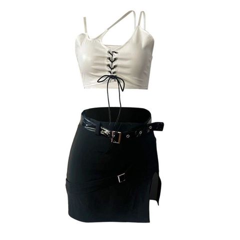 Váy Cosplay Thư Ký Chéo Cổ - Đồ Ngủ Quyến Rũ Thời Trang nữ cho Tiệc Hóa Trang, Sự Kiện Cosplay, Phong Cách Gợi Cảm