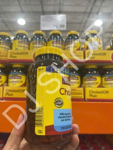 Viên Giảm Cholesterol Nature Made CholestOff Plus 210 Viên Mỹ - Hỗ Trợ Sức Khỏe Tim Mạch Hiệu Quả và An Toàn