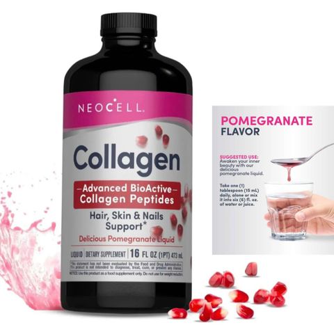 Nước Uống Collagen Lựu Neocell Liquid 473ml - Bổ Sung Collagen Chống Lão Hóa, Dưỡng Da Săn Chắc Từ Thiên Nhiên