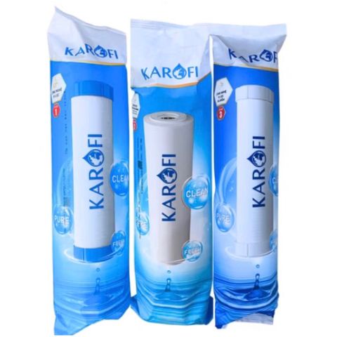 Lõi Lọc Nước Karofi 1, 2, 3 Chính Hãng - Lọc Cặn Bảo Vệ Màng RO - Thay Thế Định Kỳ 12 Tháng
