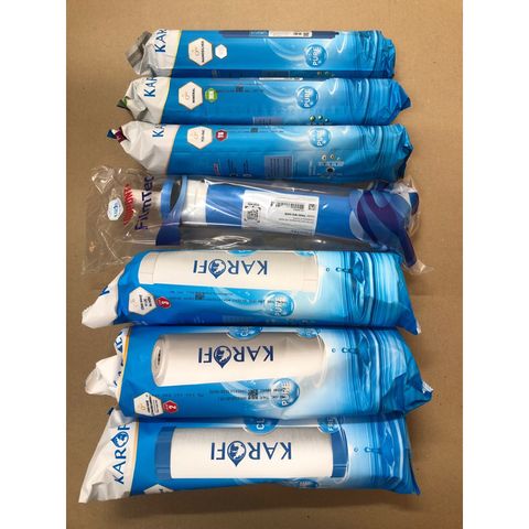 Bộ 7 Lõi Lọc Nước KAROFI Chính Hãng - Lõi Thô 123, RO, GAC-T33, Khoáng Đá, NANO Silver - Giải Pháp Nước Uống An Toàn, Sạch Khuẩn