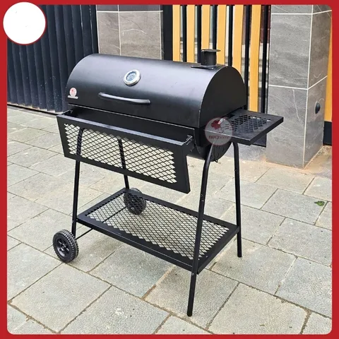 Bếp Nướng Ngoài Trời BH-1725 - Lò Nướng Than Hoa Có Motor Xoay, Phù Hợp Cho BBQ Gia Đình & Kinh Doanh, Inox Chịu Nhiệt Chắc Chắn