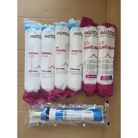 Lõi Lọc Đúc MUTOSI Chính Hãng Thay Thế MP-U1368, MP-S1012 - Bộ 10 Lõi Cao Cấp Bảo Vệ Màng Lọc RO, Nước Sạch, An Toàn