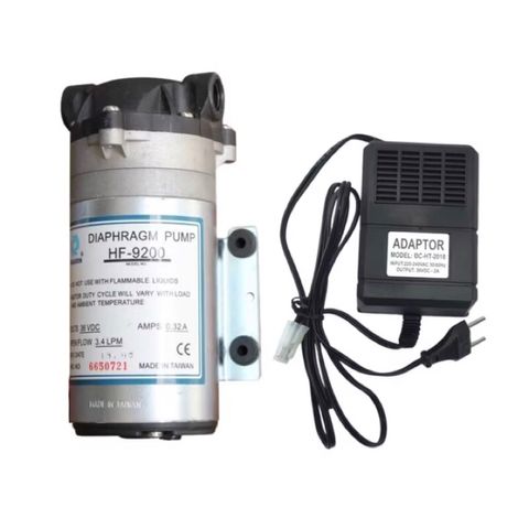 Bơm Tăng Áp 36V Headon HF9200 với Adaptor 36VDC-2A - Bơm Nước RO, Phun Sương, Tưới Cây Từ Đài Loan - Hàng Chính Hãng