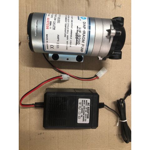 Bơm Tăng Áp 36V Headon HF9200 với Adaptor 36VDC-2A - Bơm Nước RO, Phun Sương, Tưới Cây Từ Đài Loan - Hàng Chính Hãng