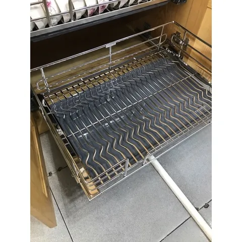 Giá Xoong Nồi Inox 304 Nan Oval Eurogold - Thiết Kế Sang Trọng, Chịu Lực 15kg, Giá Treo Tủ Bếp Tiện Lợi và Đẹp Mắt