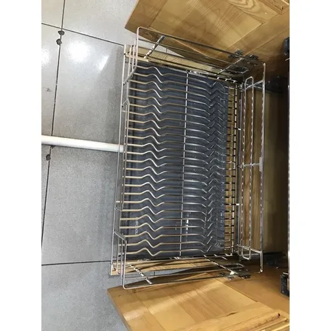 Giá Xoong Nồi Inox 304 Nan Oval Eurogold - Thiết Kế Sang Trọng, Chịu Lực 15kg, Giá Treo Tủ Bếp Tiện Lợi và Đẹp Mắt